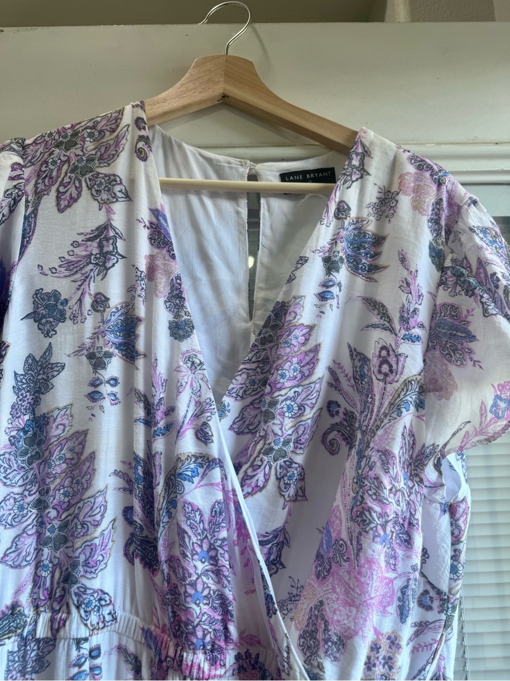Floral Maxi Dress in Lavender and White